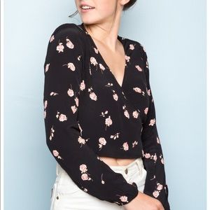 Brandy Melville Floral Coco Top